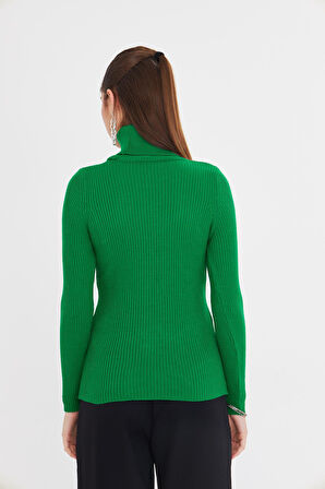 Tam Balıkçı Yaka Kazak 