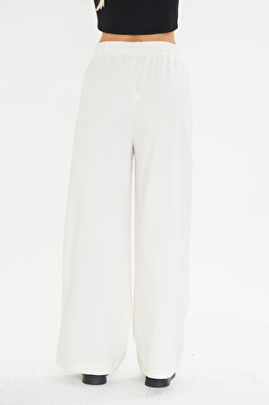 Yanları Şeritli Poliviskon Pantolon 