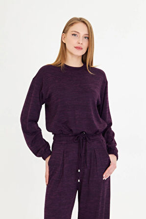 Beli Kuş Gözlü Triko Bluz 