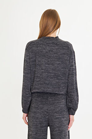 Beli Kuş Gözlü Triko Bluz 