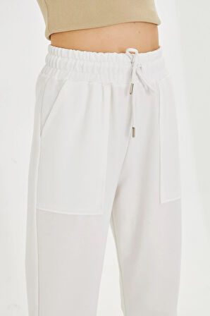 Düz Kesim İki İplik Eşofman Altı 