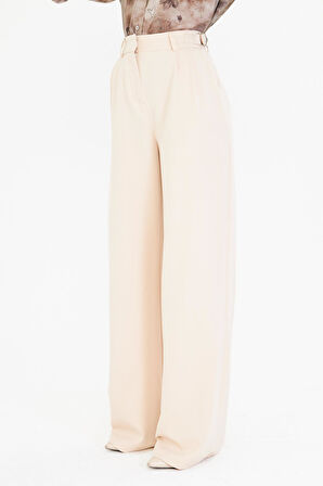 Kemeri Tokalı Atlas Pantolon 