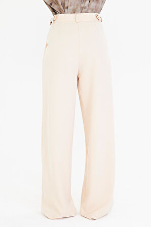 Kemeri Tokalı Atlas Pantolon 