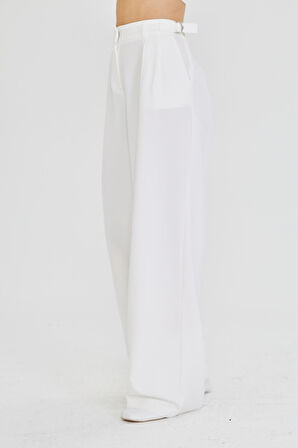 Kemeri Tokalı Atlas Pantolon 