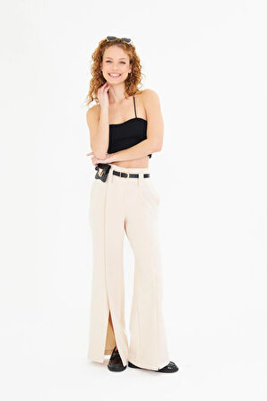 Yırtmaçlı Atlas Pantolon 