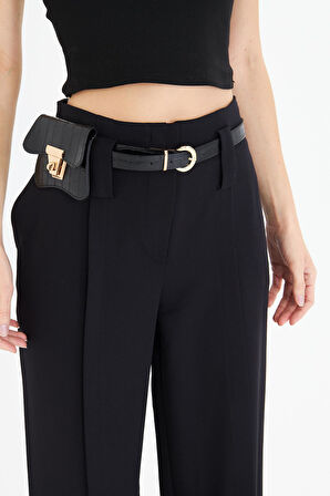 Yırtmaçlı Atlas Pantolon 