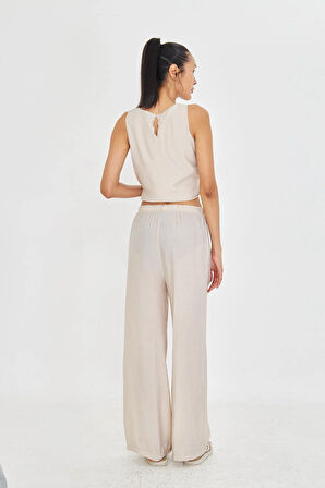 Beli Bağlamalı Pantolon