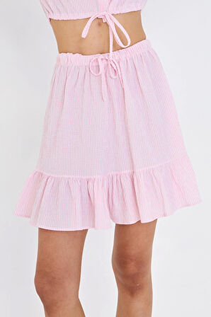 Beli Lastikli Gofre Etek