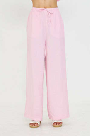 Bağcıklı Yan Cepli Modal Pantolon