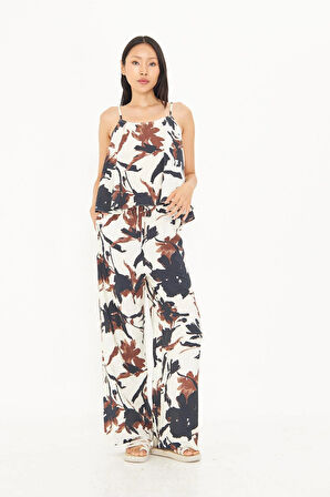 Desenli Modal Pantolon