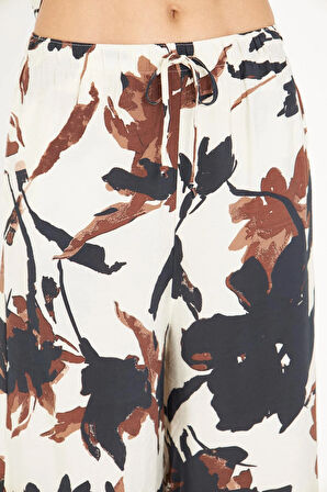 Desenli Modal Pantolon