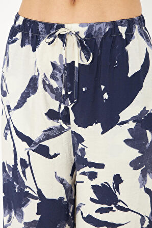 Desenli Modal Pantolon