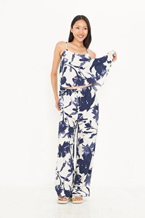 Desenli Modal Pantolon