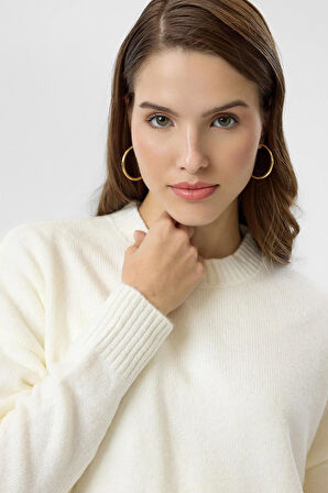 Bisiklet Yaka Basic Kazak