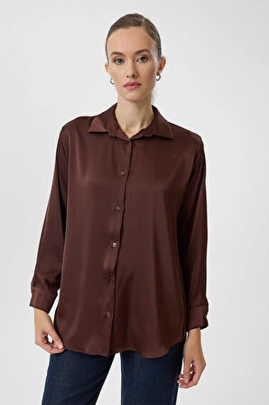 Klasik Saten Gömlek