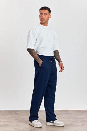 Beli Lastikli Bağcıklı Bol Kesim Pantolon AG-Y23113LNS