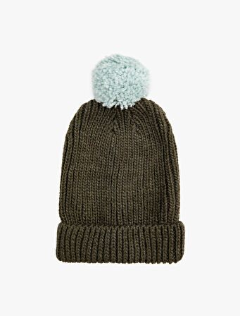 Ponpon Detaylı Bere