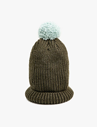 Ponpon Detaylı Bere