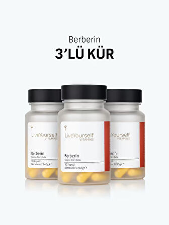  Live Yourself Berberin 30 Kapsül X 3 Adet