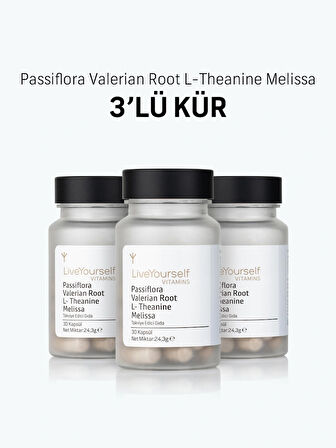 Live Yourself Passiflora Valerian Root L-theanine Melissa 3 Lü Kür