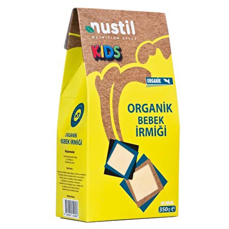 Nustil Organik Bebek İrmiği 350g