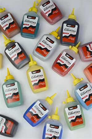 Kabartma Boyası 100 Gr Boncuk mavi