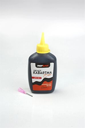 Kabartma Boyası 100 Gr Siyah