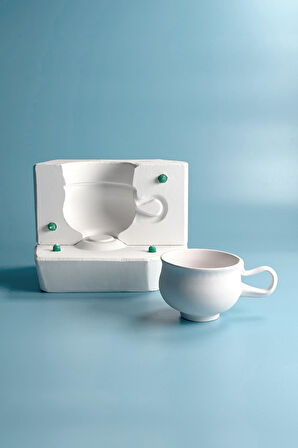 İngiliz Çay Fincanı - Alçı Kalıp