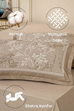 LaVella Yastık Kılıfı Koleksiyonu 2 Parça - Uykuya Açılan Çiçekli Kapı 50X70/