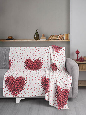 Çift Kişilik Baskılı Pike Yatak Örtüsü Daisy 200x230 cm