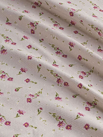 Çift Kişilik Baskılı Pike Yatak Örtüsü Daisy 200x230 cm