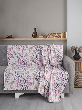 Çift Kişilik Baskılı Pike Yatak Örtüsü Daisy 200x230 cm