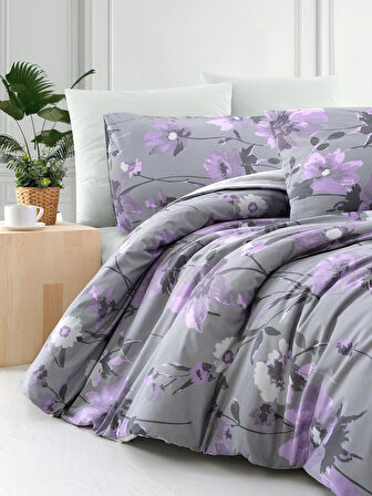 Nevresim Takımı Çift Kişilik Pp %100 Pamuk Percale Baskılı