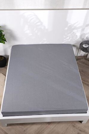 Aç-Tak Lastikli Çift Kişilik Çarşaf – 180x200+30 cm – Polycotton  Matriss Serisi