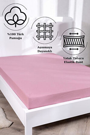 Aç-Tak Lastikli Çift Kişilik Çarşaf – 180x200+30 cm – Polycotton  Matriss Serisi