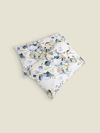 Yastık Kılıfı 2’li Flora Percale Baskılı %100 Pamuk 50x70 cm