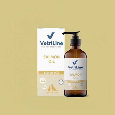 VETRILINE CAT & DOG SALMON OIL (Kedi ve Köpek Somon Balık Yağı)