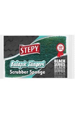 STEPY BLACK DÜZ İKİLİ BULAŞIK SÜNGERİ