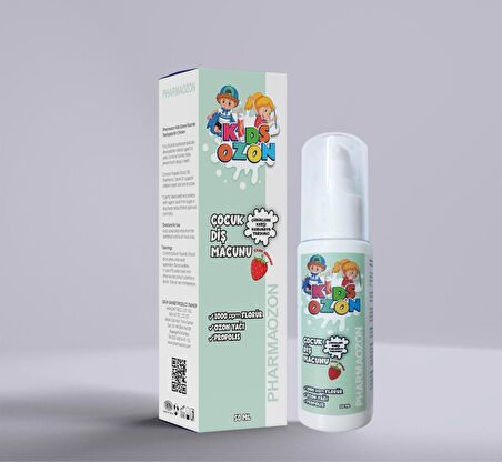 Pharmaozon Kidsozon Çocuk Diş Macunu Ozon ve Çilek Aromalı