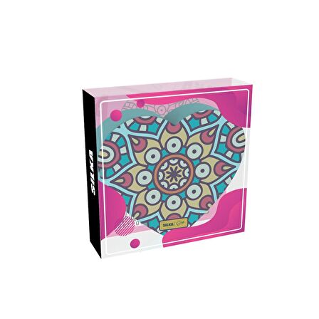 Silka Mandala Desenli Silgi ART-50 (1 Adet)