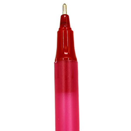 Silka Linc Icon 1.0 mm İğne Uç Tükenmez Kalem Kırmızı 50 Adet