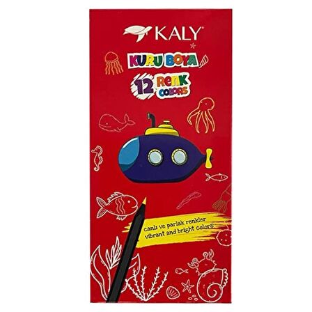 Kaly Tam Boy Kuru Boya 12 Renk (ART.612)