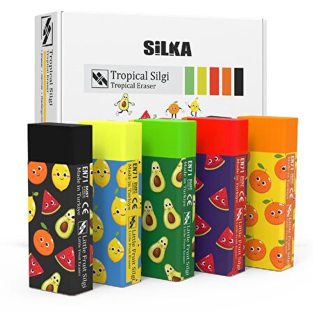 Silka Tropical Orta Boy Silgi 20 Adet (ART.1030)