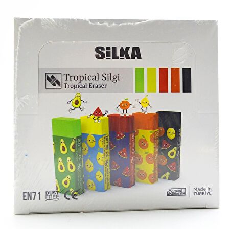 Silka Tropical Orta Boy Silgi 20 Adet (ART.1030)