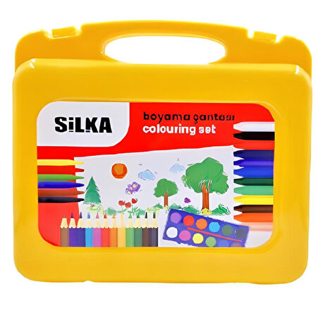 Silka Okul Boyama Çantası Seti (ART.1222)