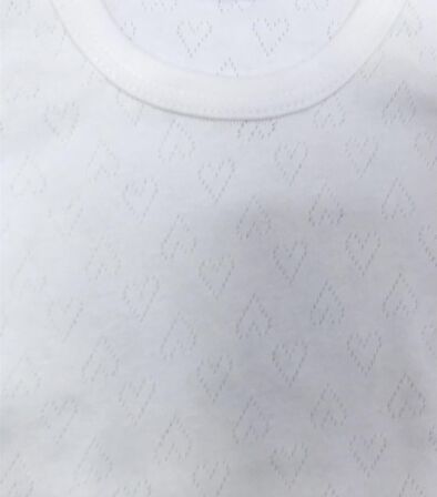 Luggi Baby Atlet Body Jakarlı Ekru Kalpli