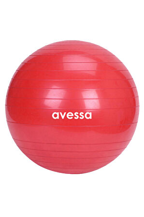 Avessa 65 Cm Pilates Topu Poşet Ambalaj BPT-65 Kırmızı