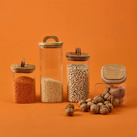 AROW REGINA 4 LÜ CAM KAVANOZ 4 AD Lİ	