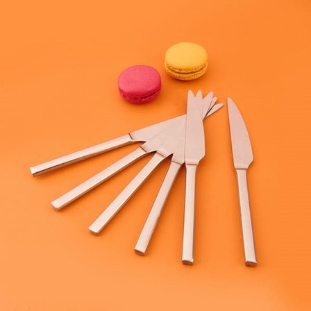 Arow 6'lı Pasta Bıçağı - Gri