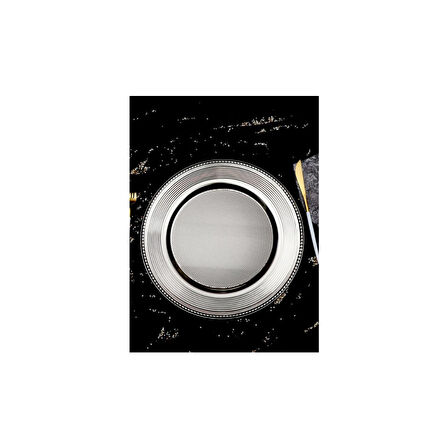 AROW TEPSİ 33CM SUPLA GÜMÜŞ RENK DC.TR-4105 5817